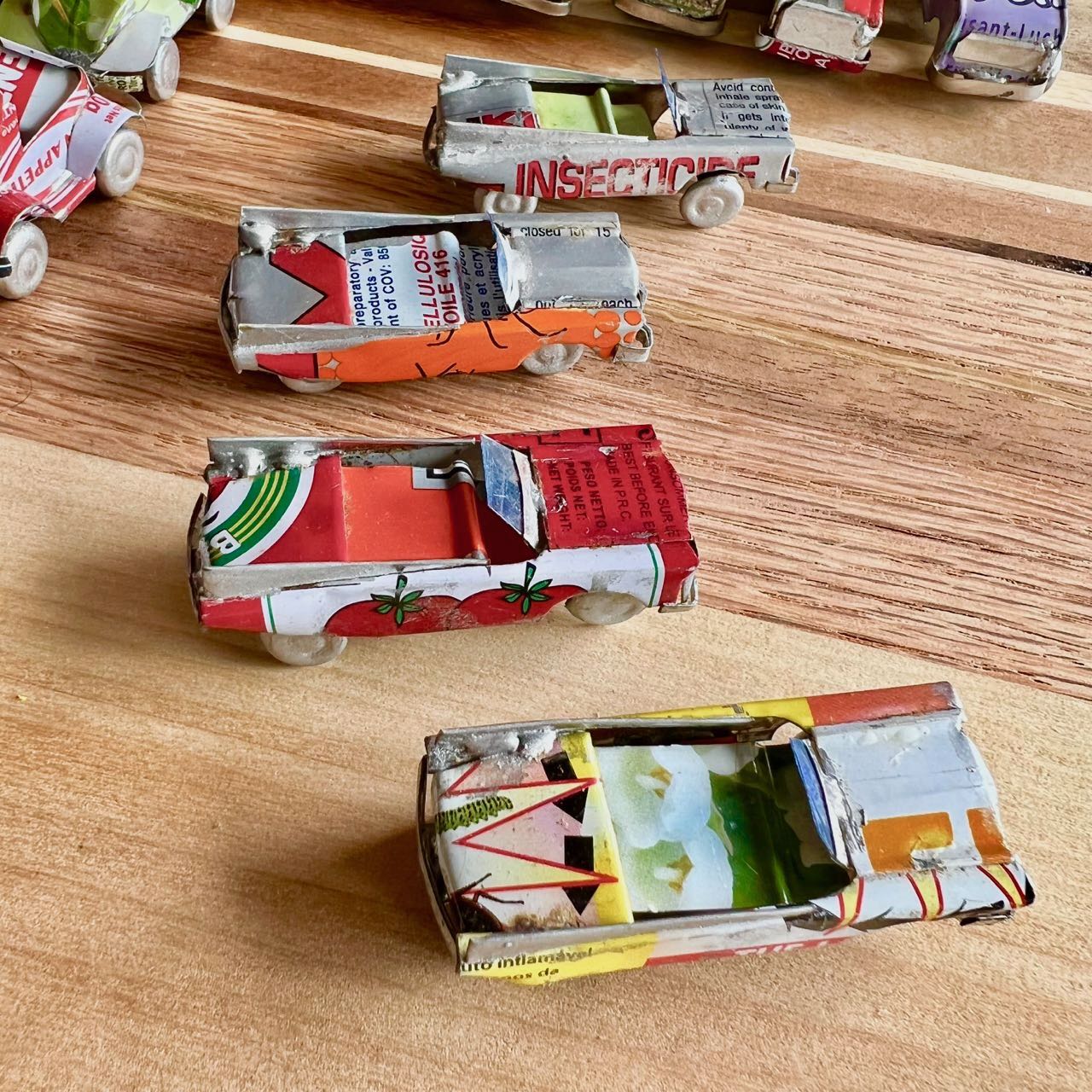 Recycled Tin Autos 3
