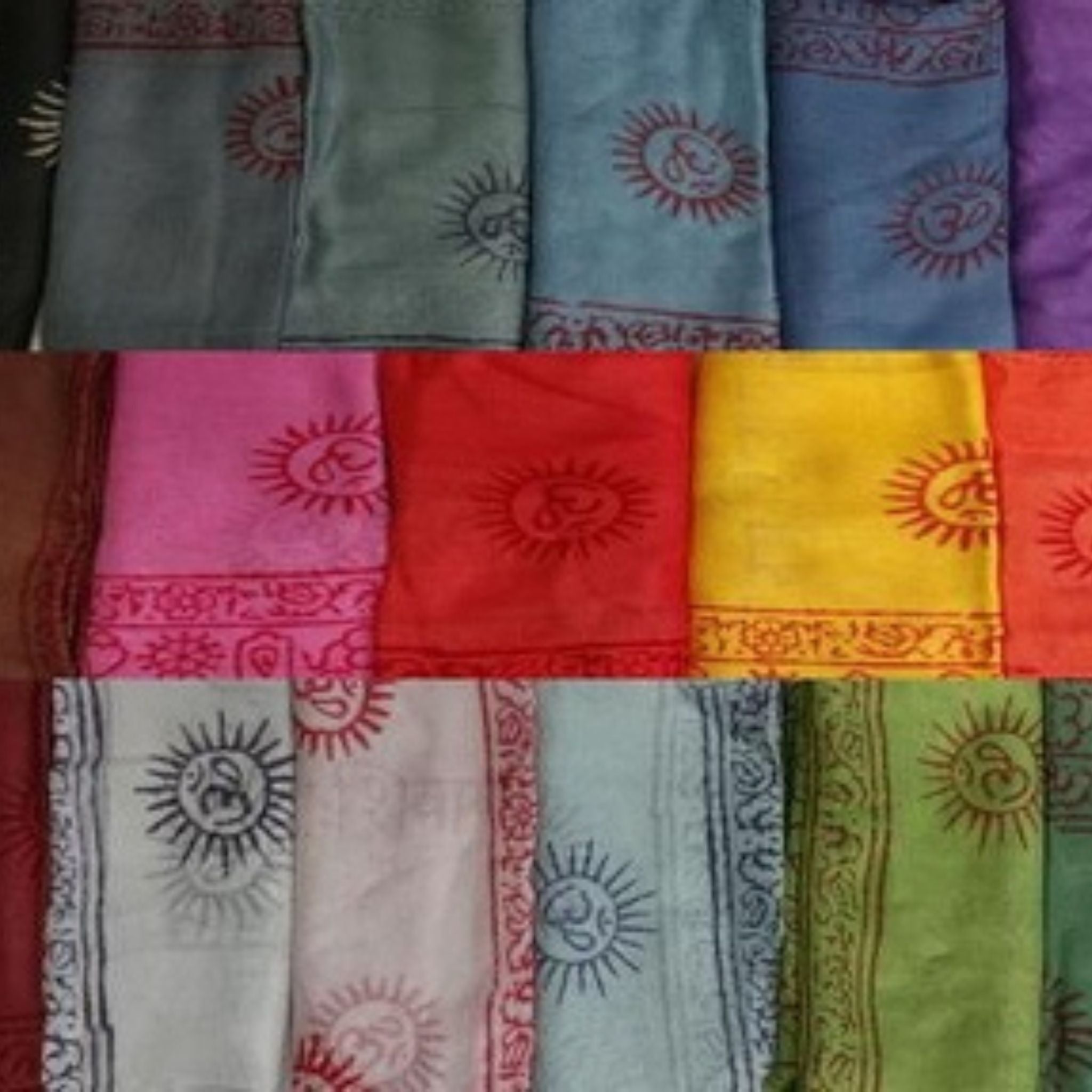 Soft Om Mantra Scarves