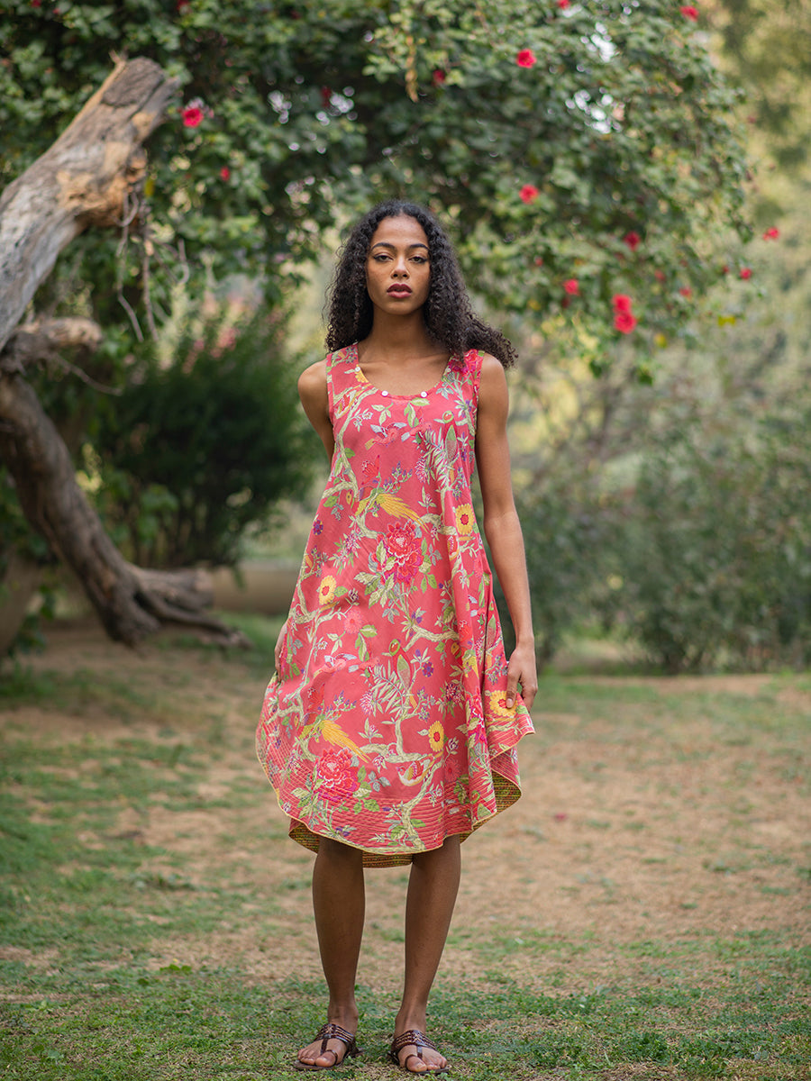More Hand Printed Cotton Voile Summer Dresses, India