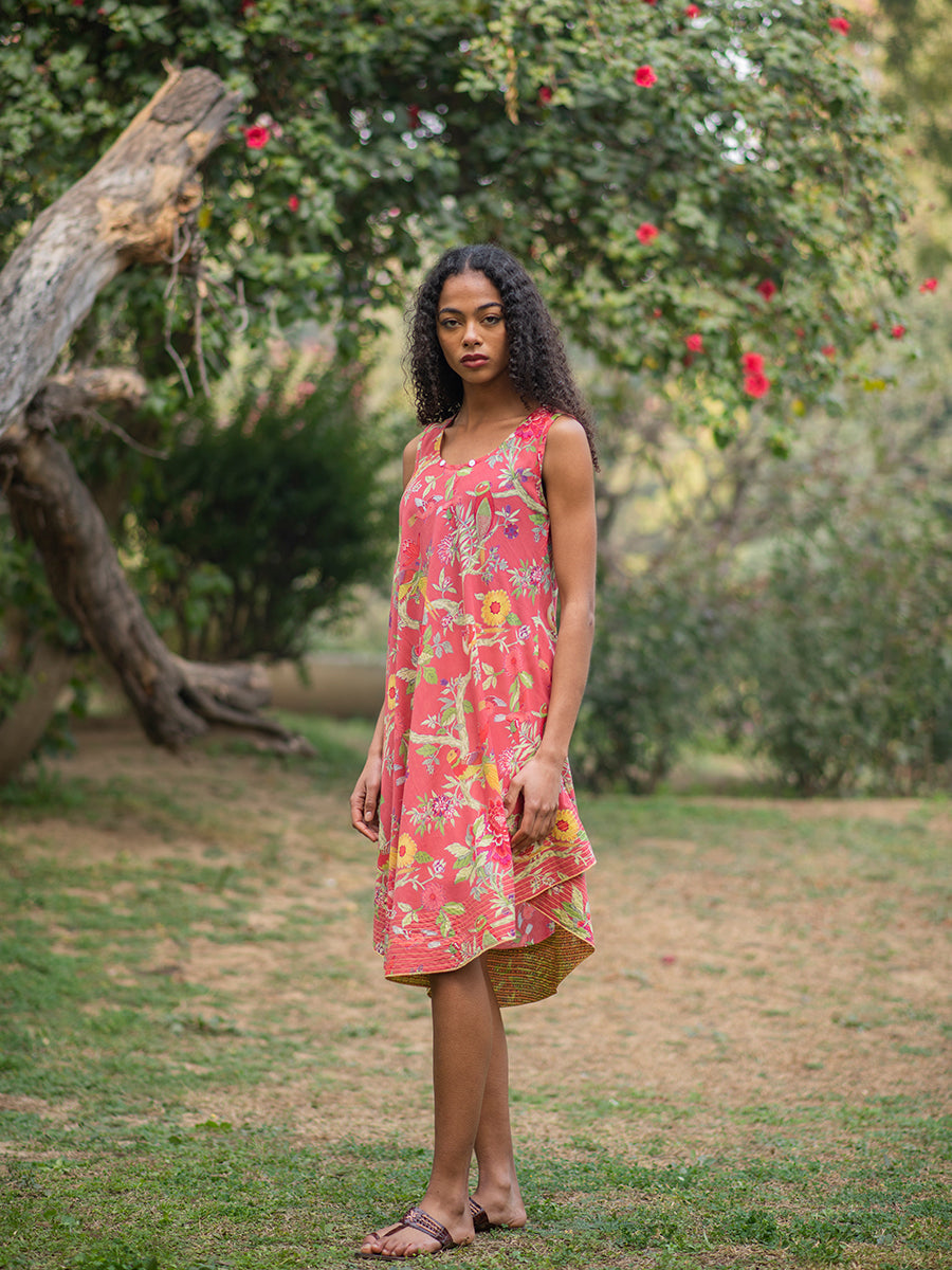 More Hand Printed Cotton Voile Summer Dresses, India