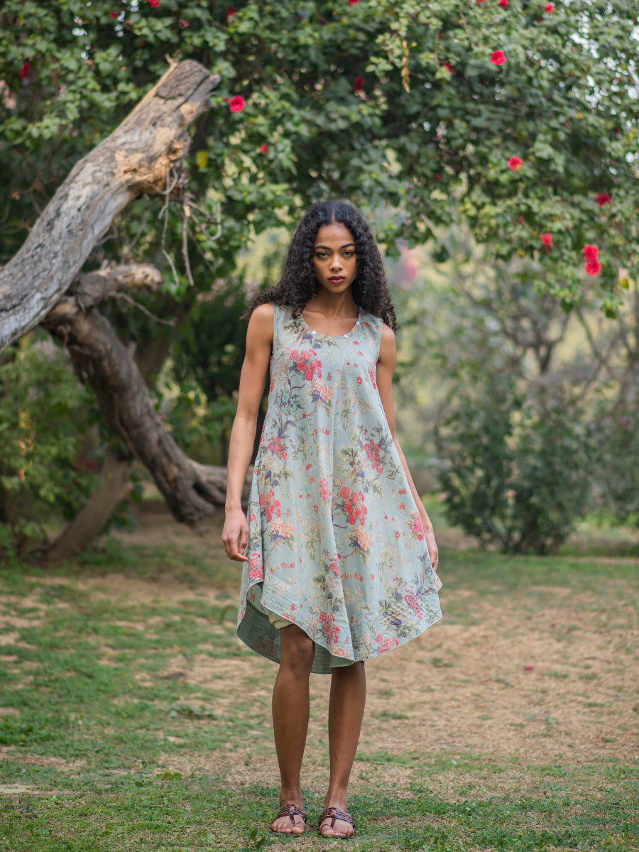 More Hand Printed Cotton Voile Summer Dresses, India