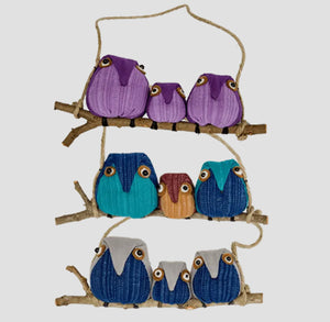 Owl Ornaments from Thailand