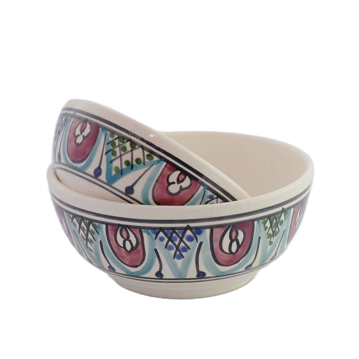 Ceramic Cereal Bowls Tunisia detail view 2 – Hill Station Ashland