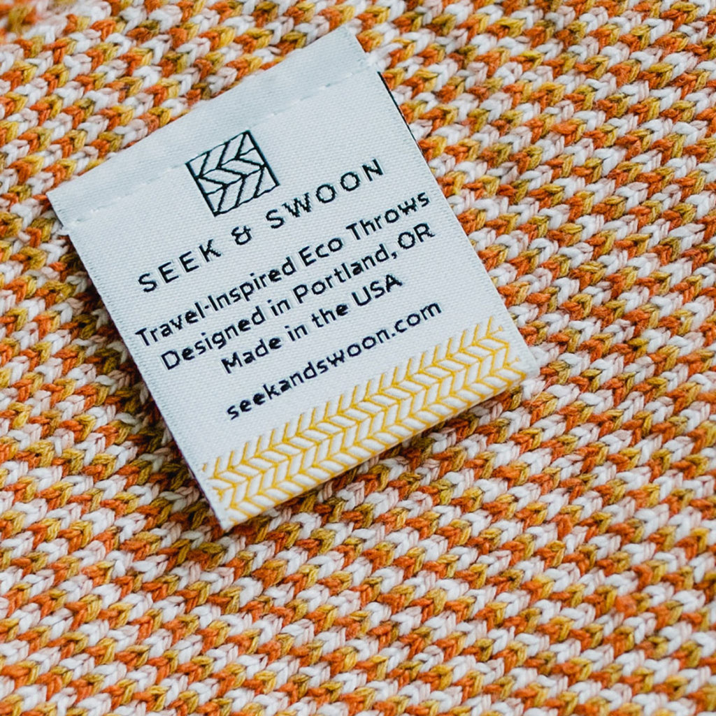 Cotton Throw Blankets detail view 9 – Hill Station Ashland