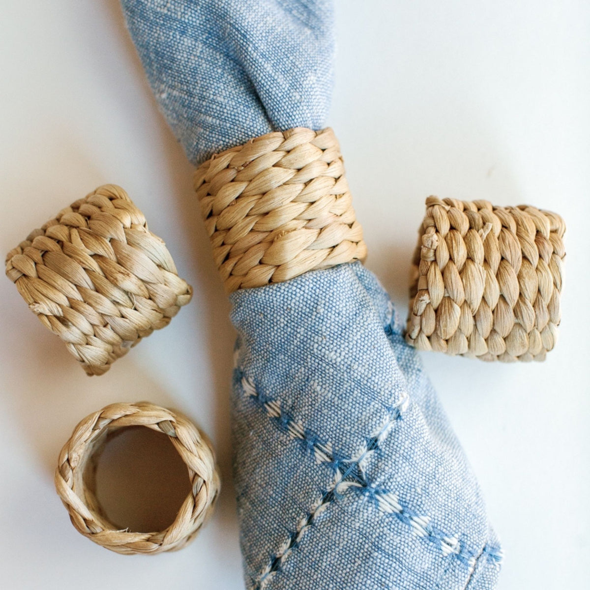 Woven Napkin Rings detail view 2 – Hill Station Ashland