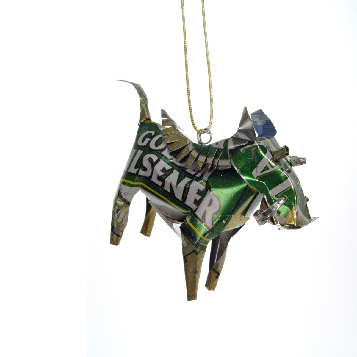 Recycled Tin Can Ornaments from Zimbabwe detail view 4 – Hill Station Ashland