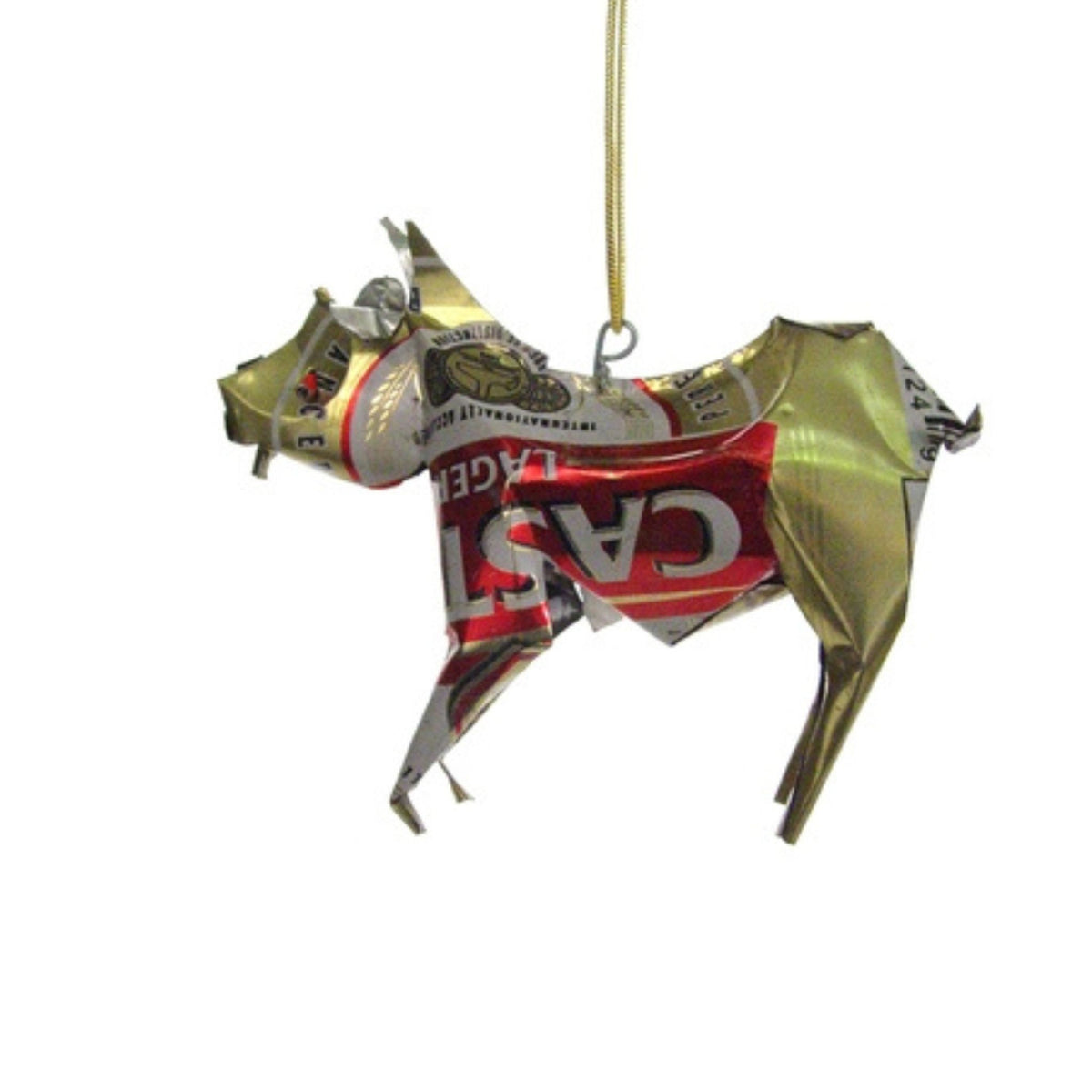 Recycled Tin Can Ornaments from Zimbabwe detail view 5 – Hill Station Ashland