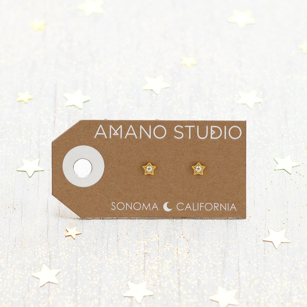 Shining Star Stud Earrings detail view 2 – Hill Station Ashland