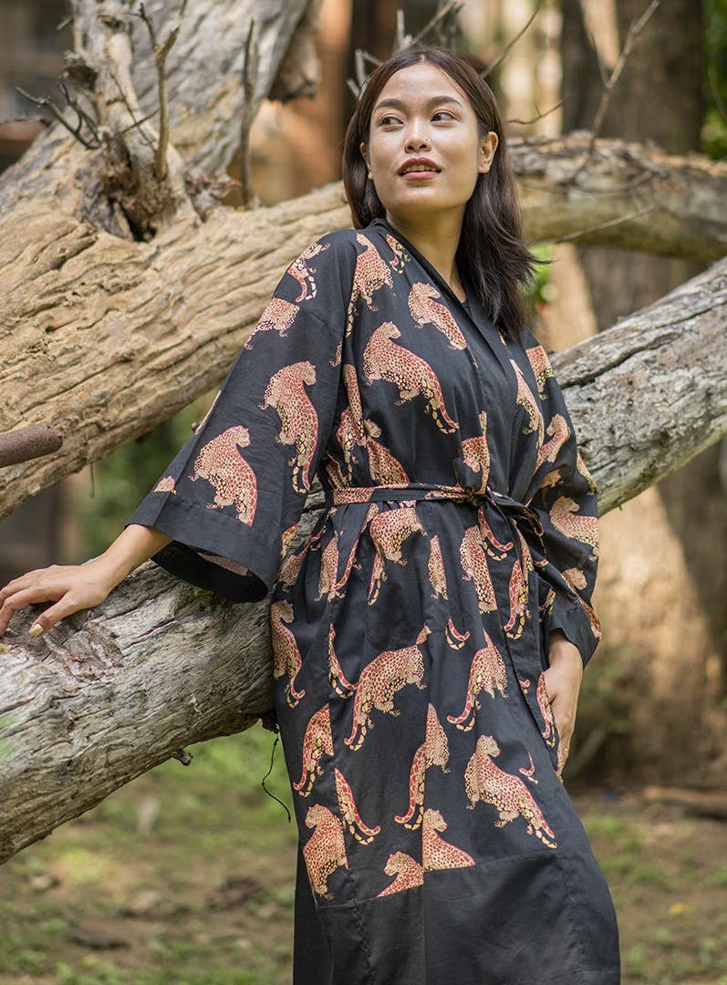 Cotton Voile Kimono Robes