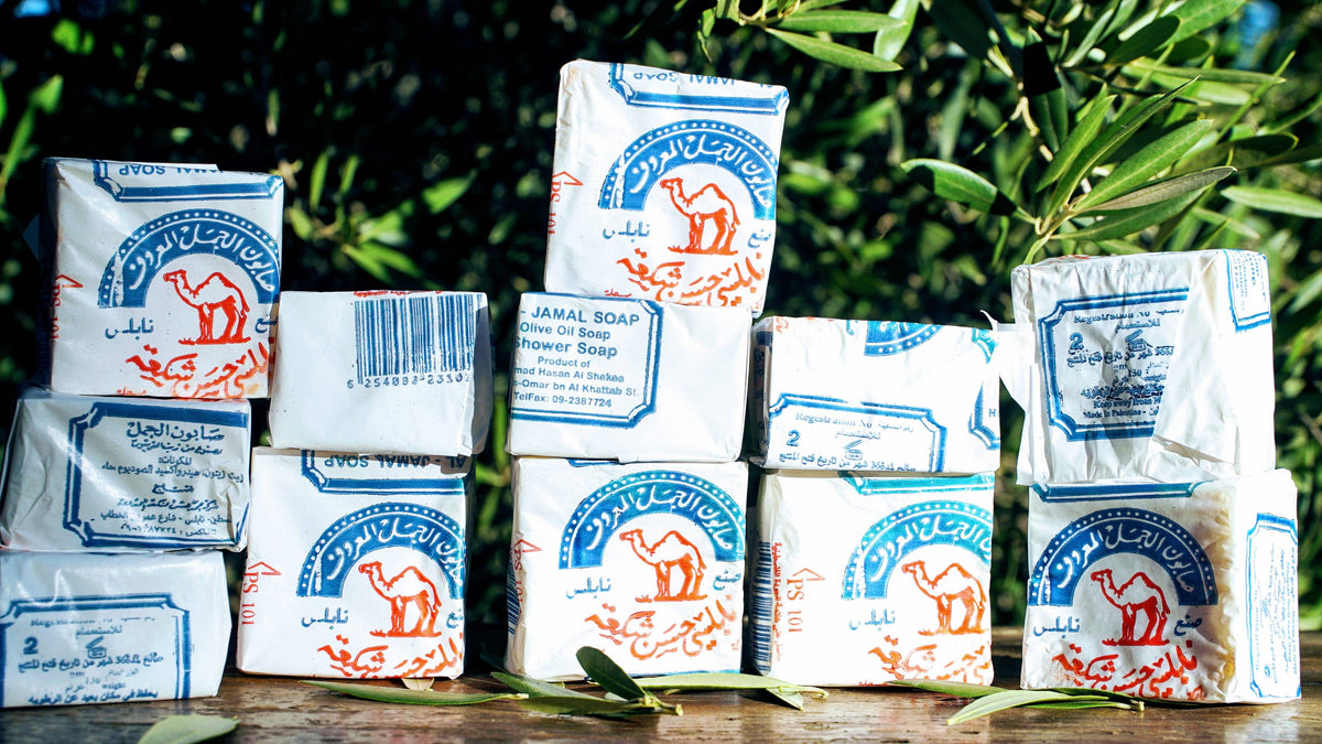 The Camel - Palestinian 100% Olive Oil Soap from Nablus detail view 5 – Hill Station Ashland