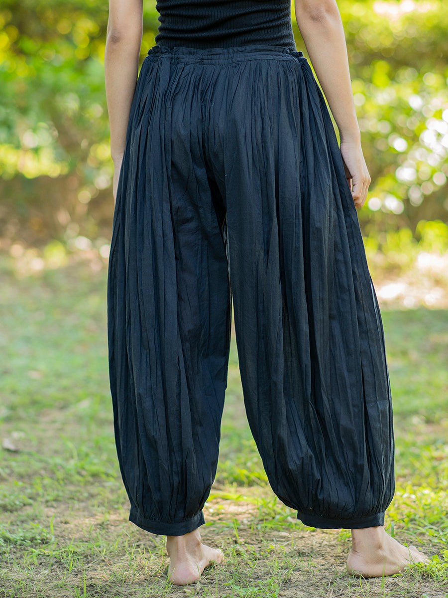 Afghani Pant, Black Cotton