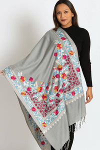 Karuna Embroidered Shawl