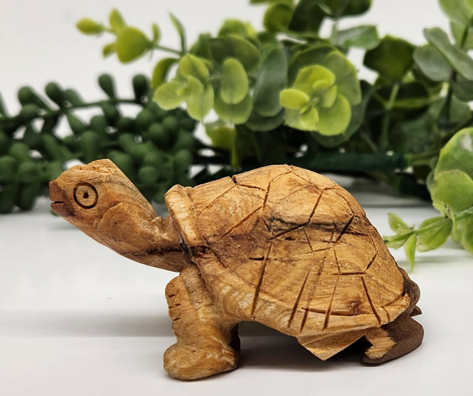 Palo Santo Hand Carved Turtle