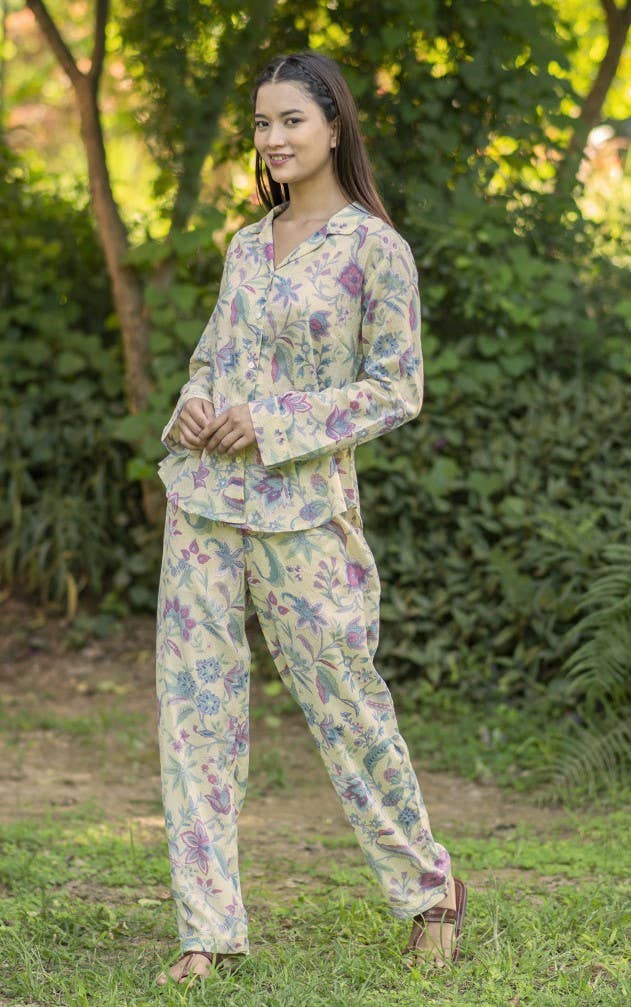 Soft Cotton Pajama Sets detail view 2 – Hill Station Ashland