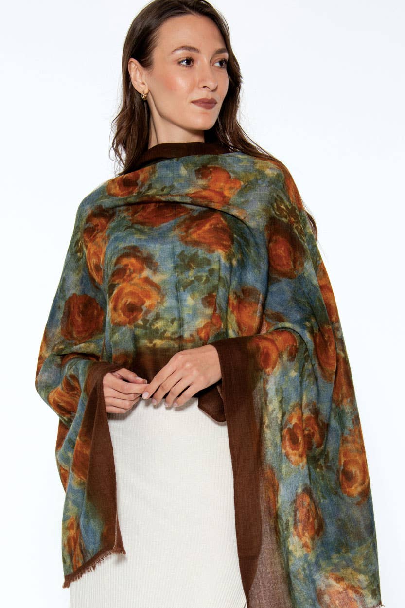 Reena Fine Wool Shawl