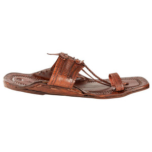 Kolhapuri Chappal Summer Sandals, Brown