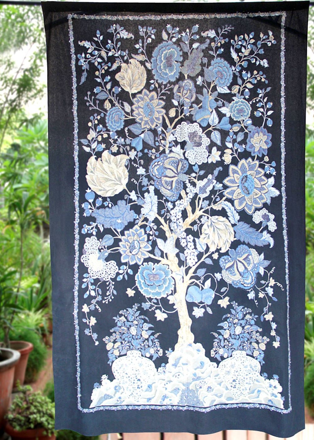 Handprinted Cotton Curtains