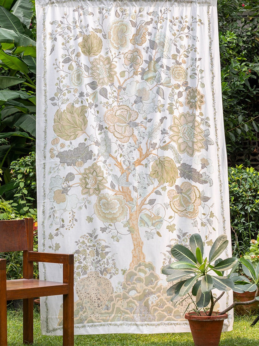 Handprinted Cotton Curtains