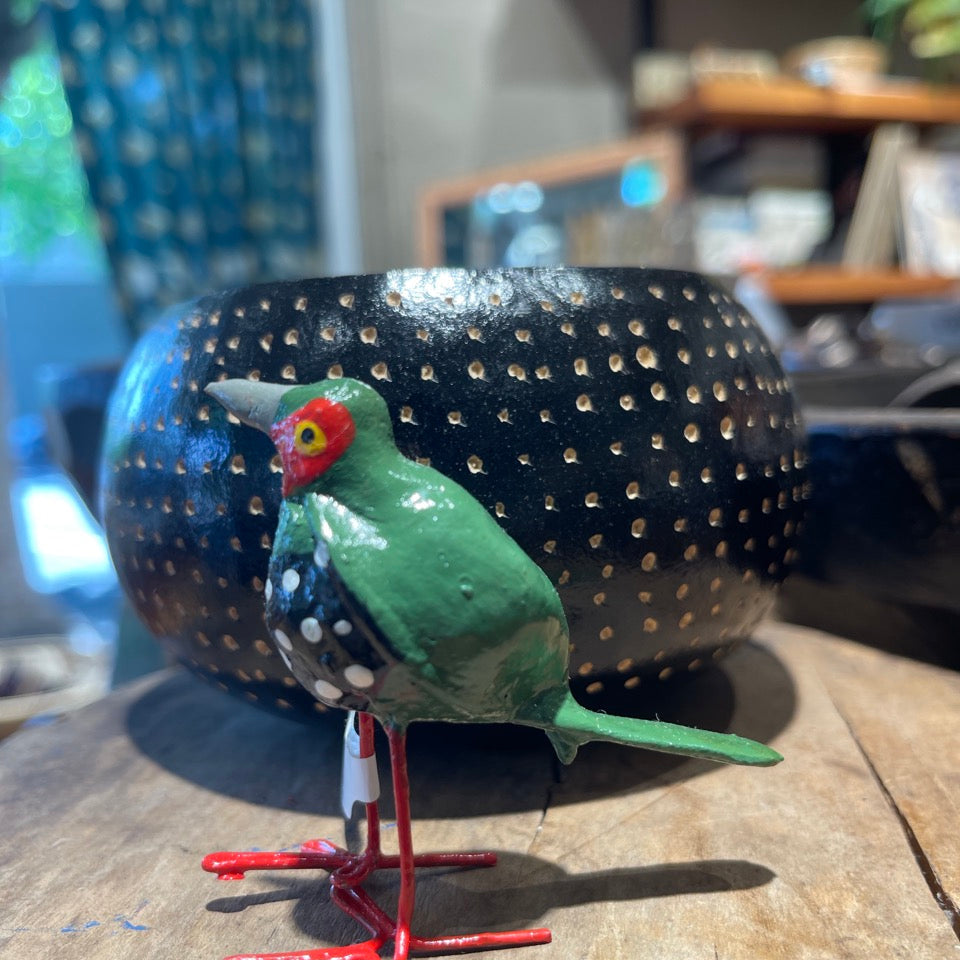 Black Guinea Fowl Calabash Gourd Cups