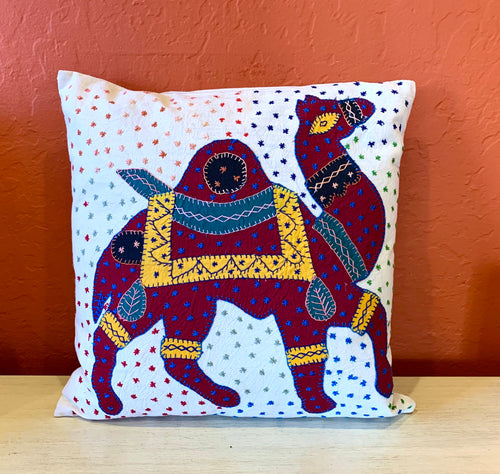 Animal Motif Cushion Covers 16” detail view 2 – Hill Station Ashland