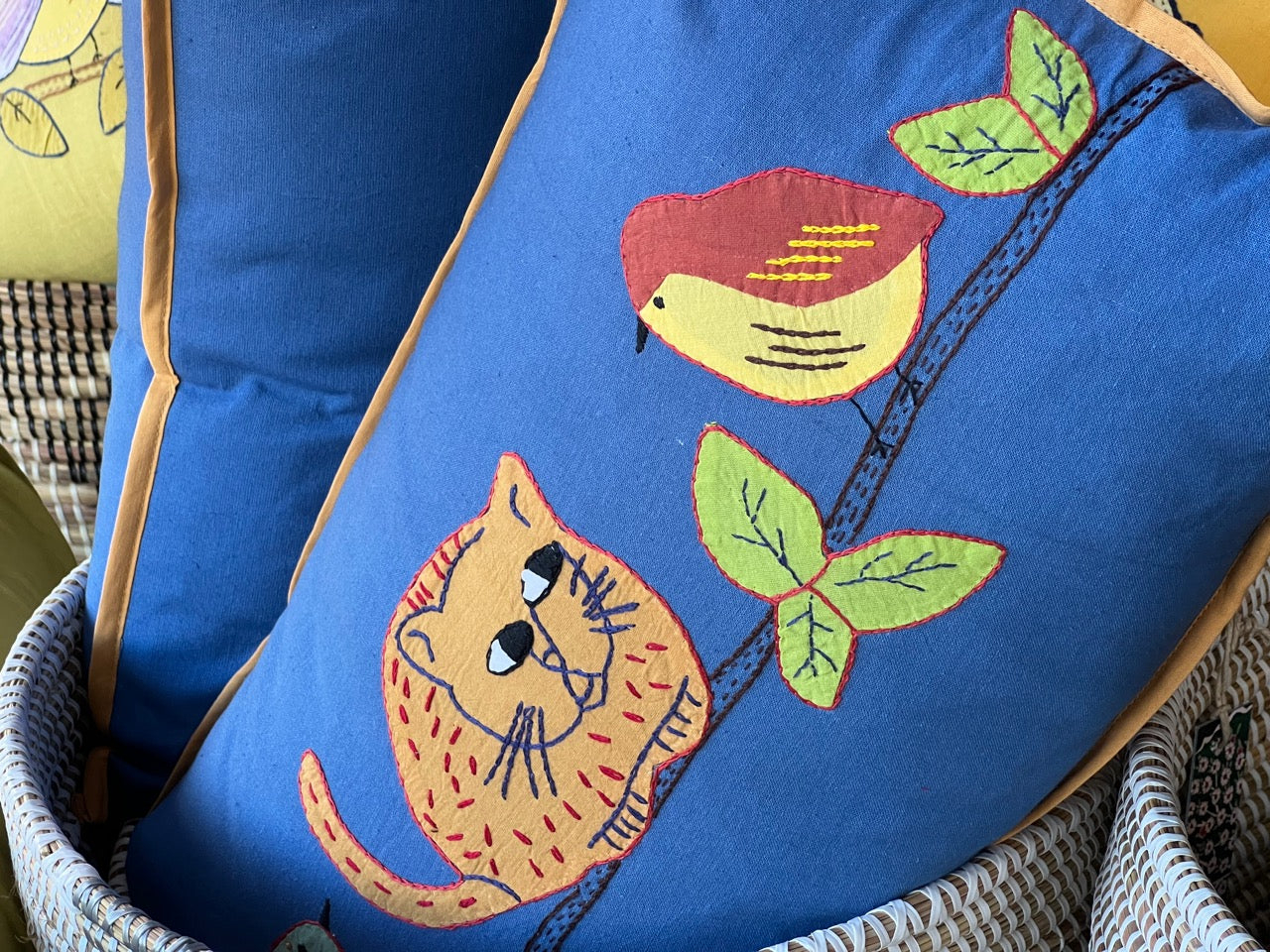 Cat Bird Pillows
