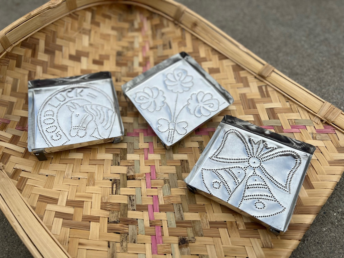 Parsi Stencil Boxes detail view 2 – Hill Station Ashland