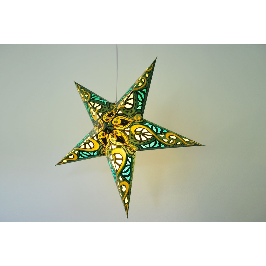 Folding Stars Paper Lanterns detail view 6 – Hill Station Ashland