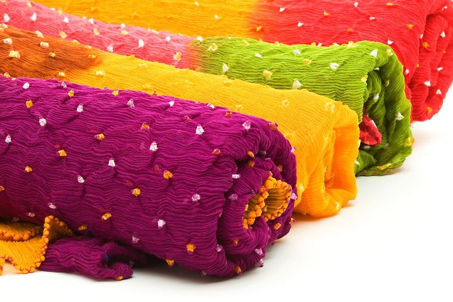 Georgette Silk Scarves detail view 3 – Hill Station Ashland