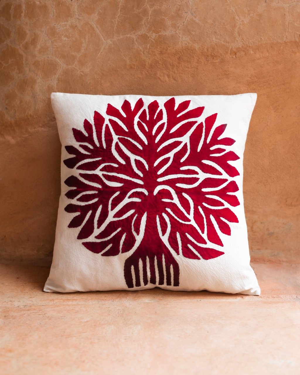 Tree of Life Cushion Covers 16” detail view 5 – Hill Station Ashland