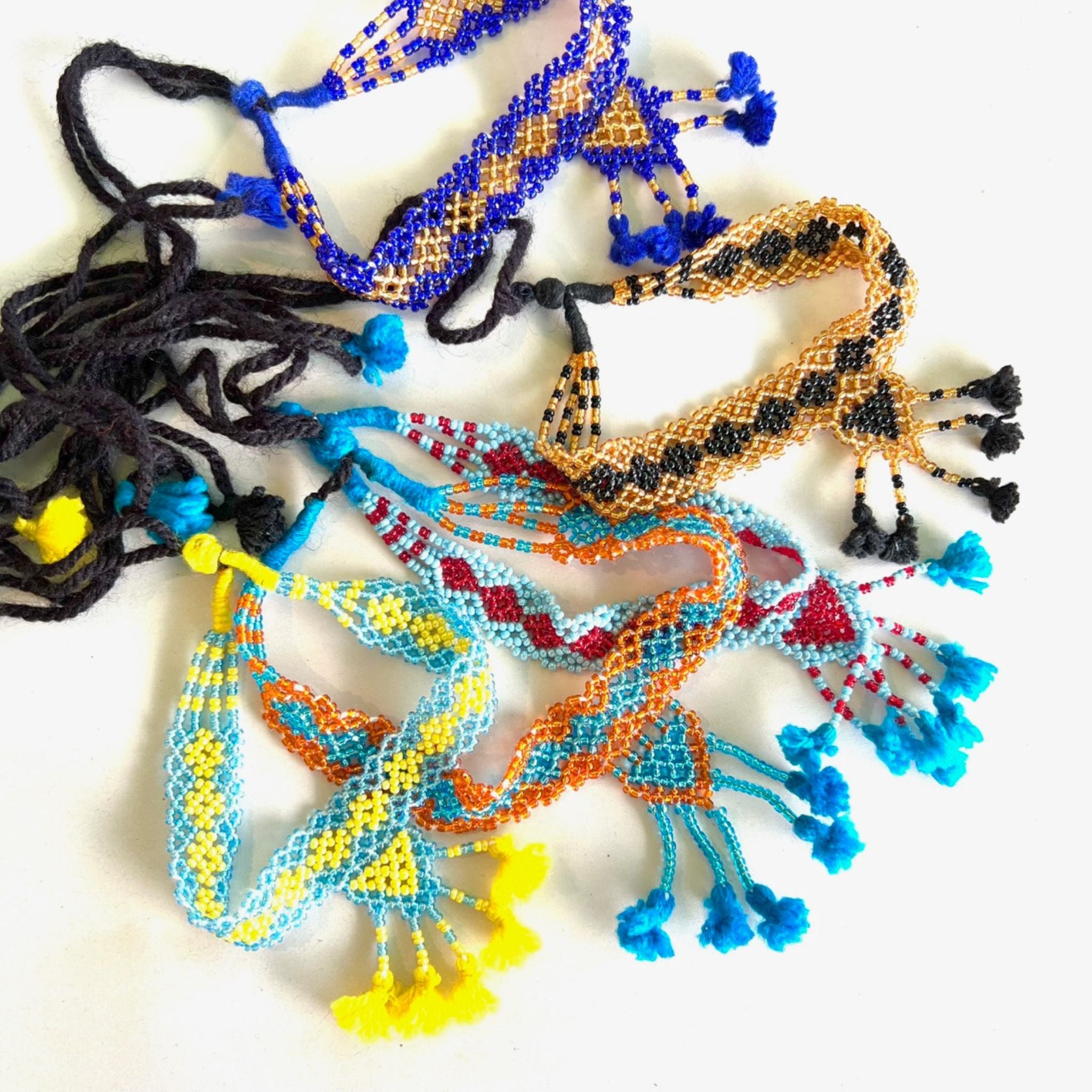 Maniya Kalbelia Beadwork Necklace Haar with Pendant Collection