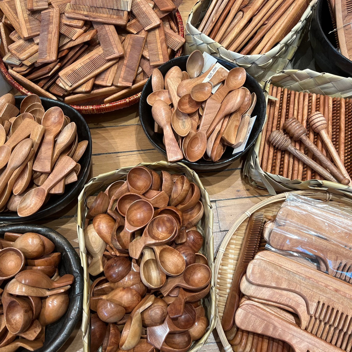 Tiny Neem Scoops & Spoons detail view 6 – Hill Station Ashland