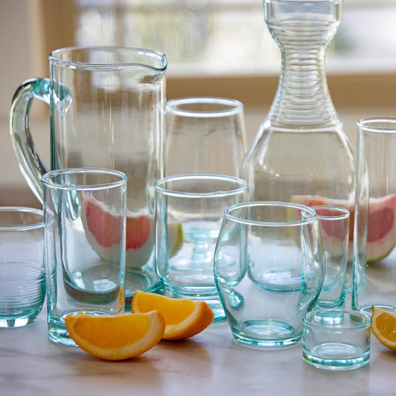 Rippled Carafes & Glasses Hill Station