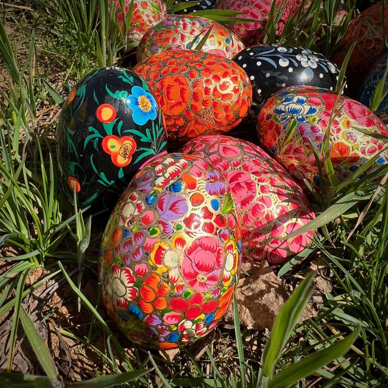 Hand-Painted Easter Eggs
