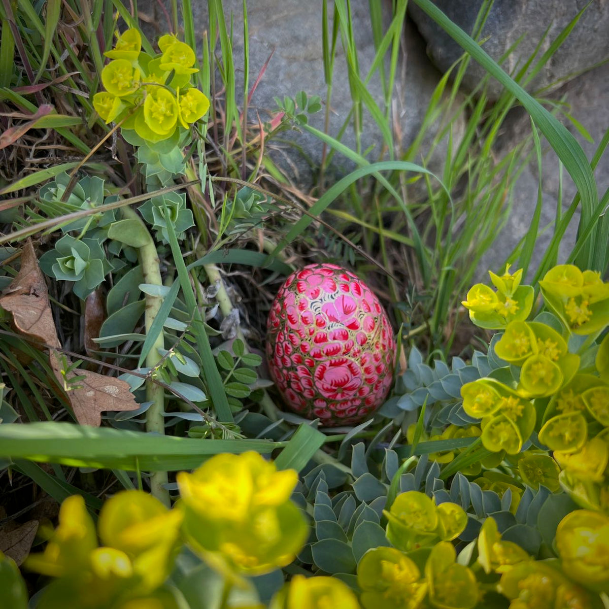 Hand-Painted Easter Eggs detail view 2 – Hill Station Ashland
