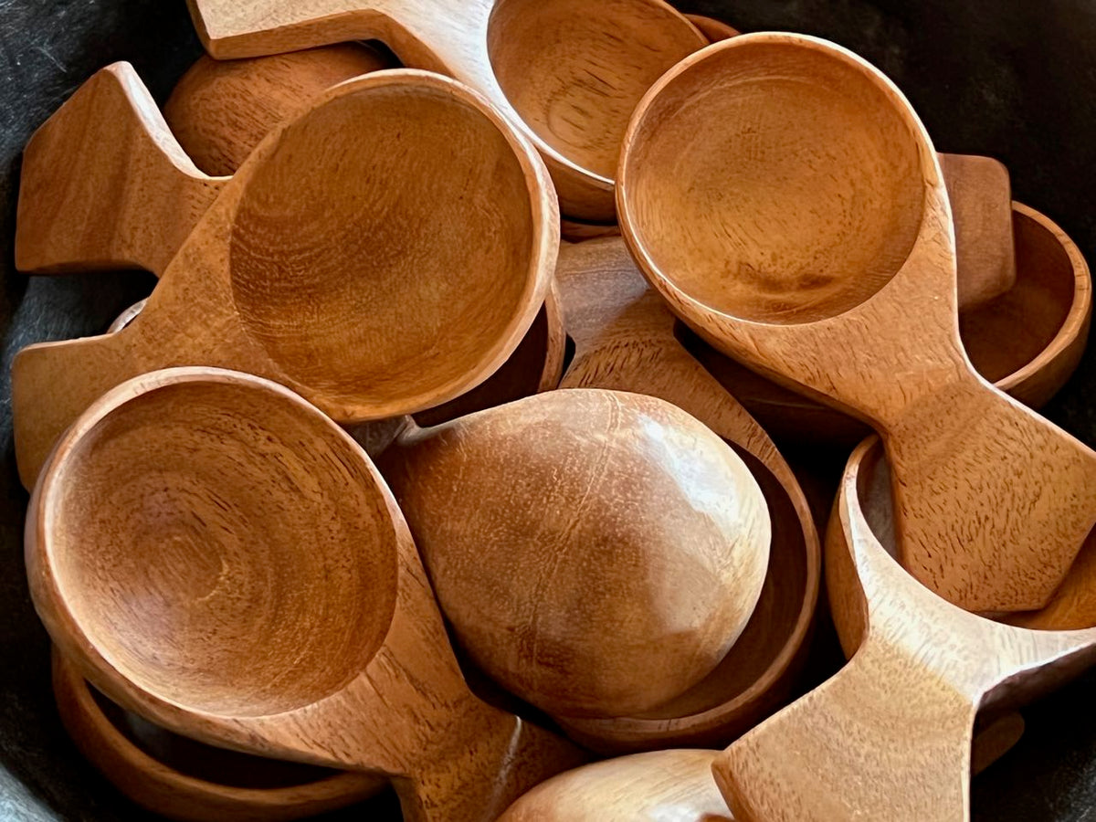 Tiny Neem Scoops & Spoons detail view 3 – Hill Station Ashland