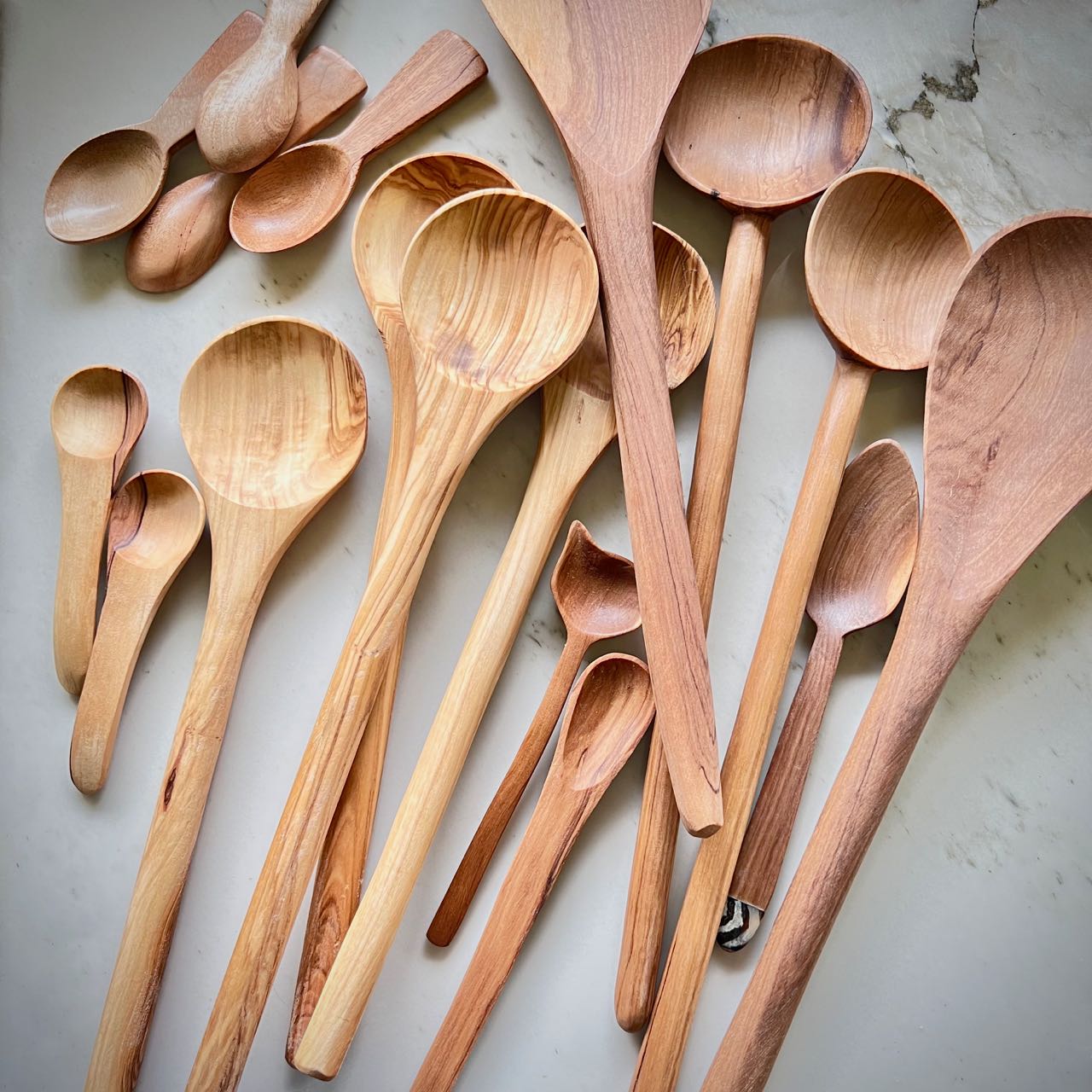 Wild Olivewood Spoons