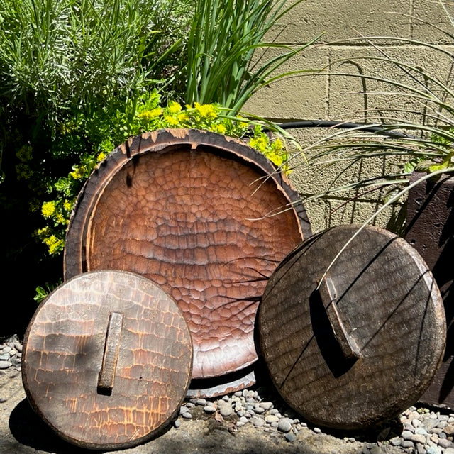 Chiseled Wooden Lids detail view 5 – Hill Station Ashland